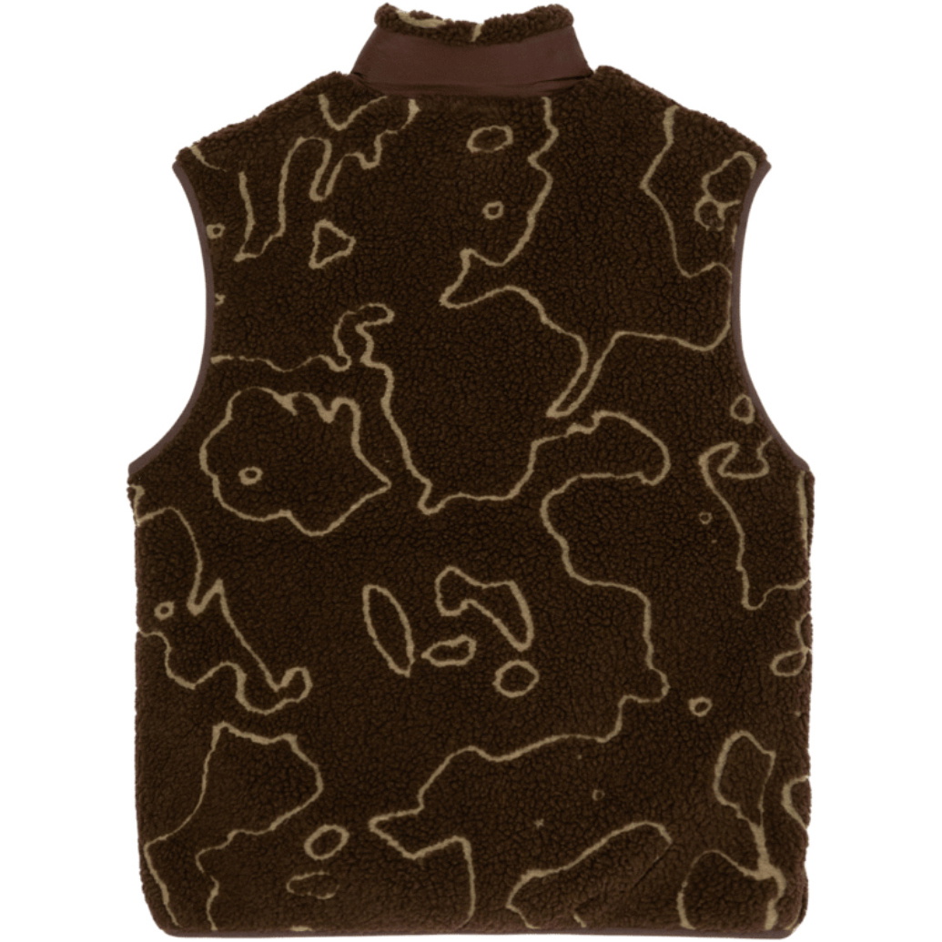 2026 Element Mens Lake Sherpa Vest ELYJK00226 - Java Lines